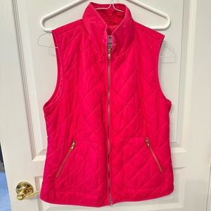Women’s Pink Quilted Old Navy Vest